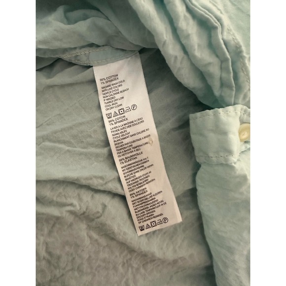 Tommy Bahama Men's XL Light Blue Short Sleeve Shirt - Picture 4 of 5